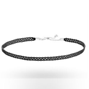Pandora Black Mesh Choker Necklace